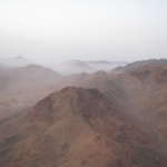 pemandangan dari puncak Gunung Sinai