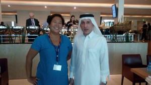 With His Excellency Mr. Akbar Al Baker (Qatar Airways Group Chief Executive)