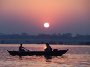 Sunrise over the River Ganges