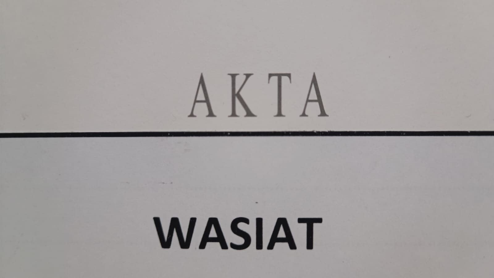 Surat Wasiat untuk Diri Sendiri